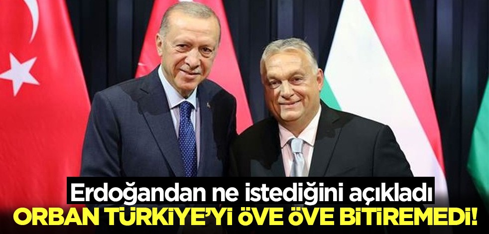 Orban Türkiye'yi öve öve bitiremedi! Erdoğan'dan ne istediğini açıkladı