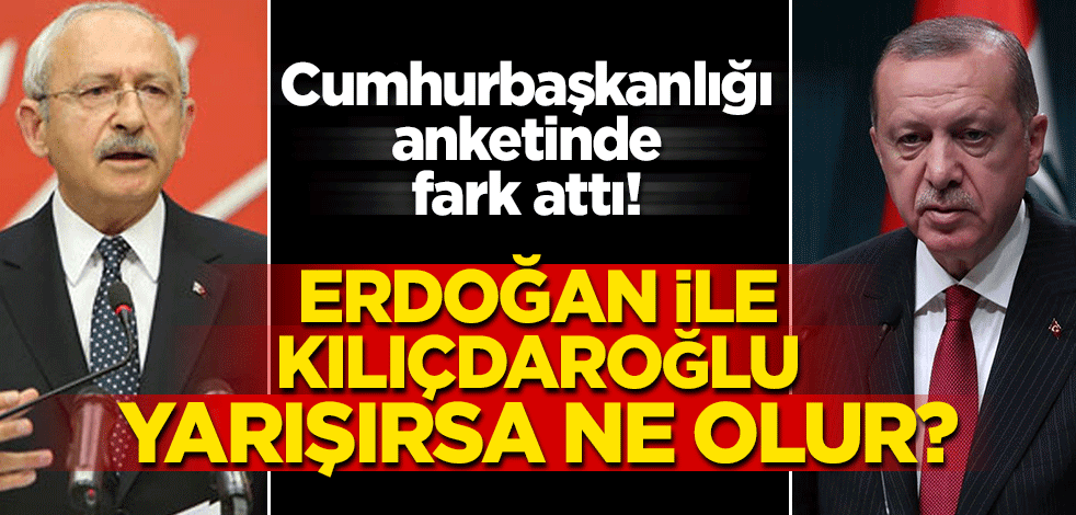ORC Cumhurbaşkanlığı anketinde Erdoğan Kılıçdaroğlu'na fark attı!