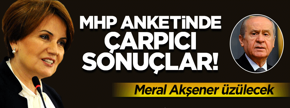 ORC'den MHP anketi