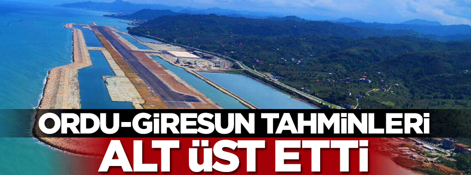 Ordu-Giresun Havalimanı birinci yılını geride bıraktı