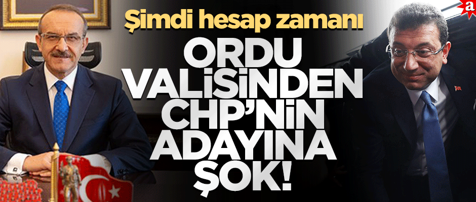 Ordu Valisi'nden CHP'nin adayına dava!