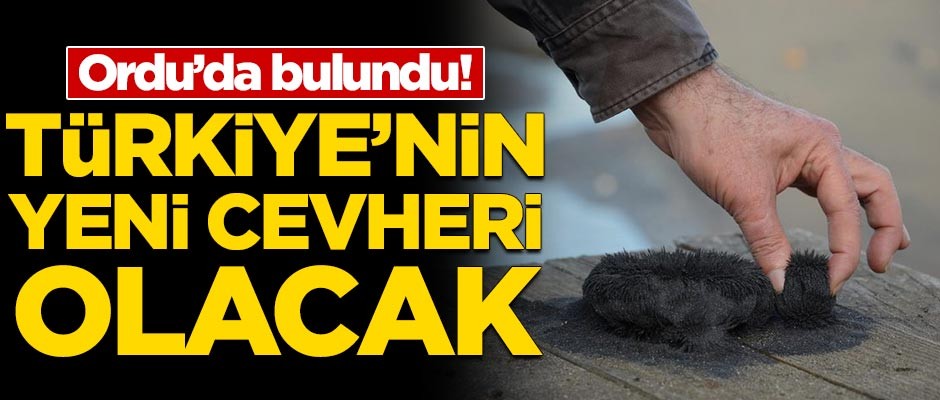 Ordu'da bulundu! Türkiye'nin yeni cevheri olacak