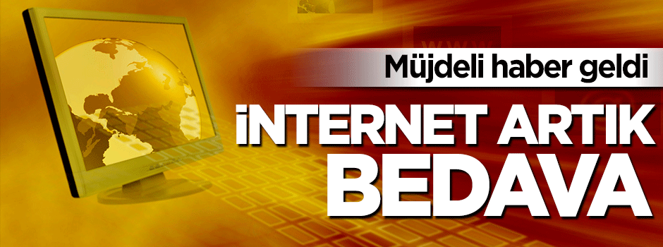 Ordu'da internet bedava oldu