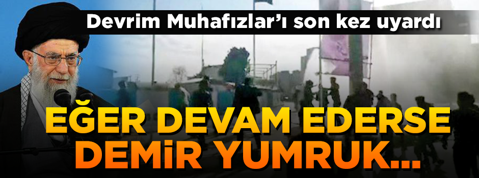 İran kaynıyor...Devrim Muhafızları son kez uyardı: Eğer devam ederse...