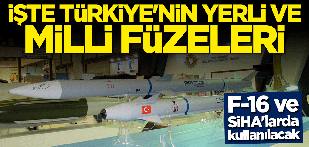 Ordumuzun gücüne güç katacak! İşte Türkiye'nin yerli ve milli füzeleri