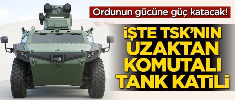 Ordunun gücüne güç katacak! İşte TSK'nın Uzaktan Komutalı Tanksavar Kulesi