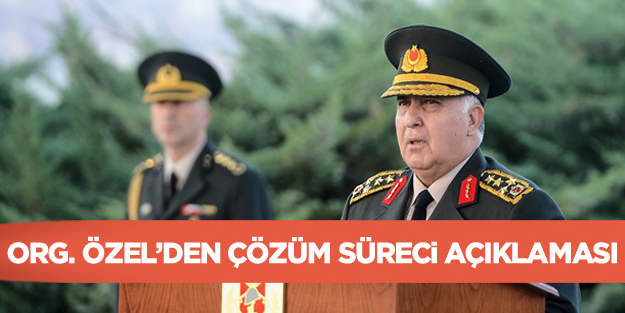 Org. Özel'den çözüm süreci ve beddeli açıklaması