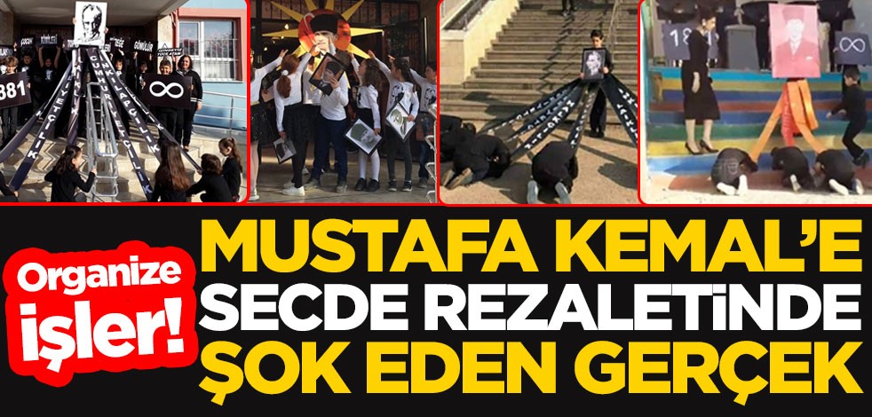 Organize işler! Mustafa Kemal’e secde rezaletinde şok eden gerçek