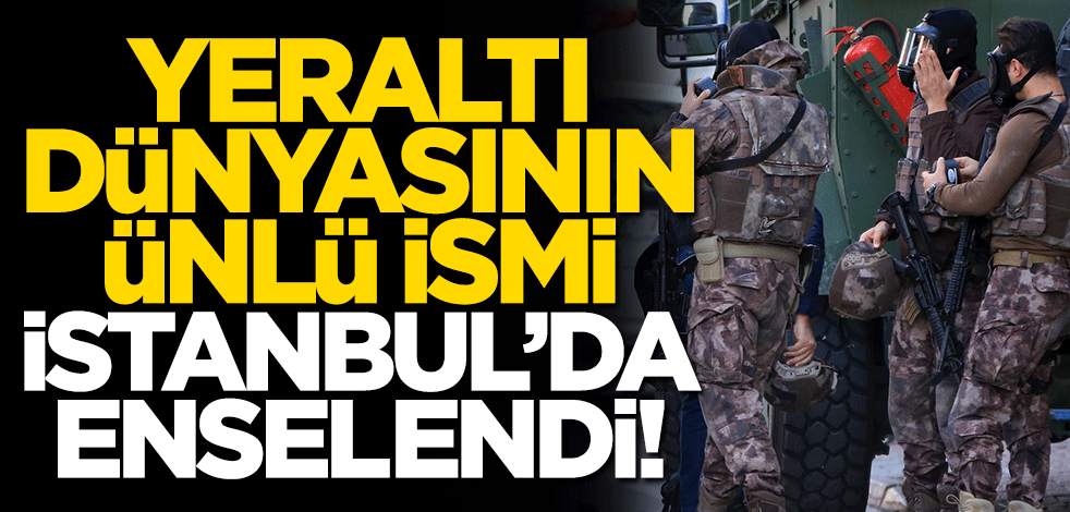 Organize suç örgütü elebaşı Ayvaz Korkmaz İstanbul’da düzenlenen operasyonda yakalandı!