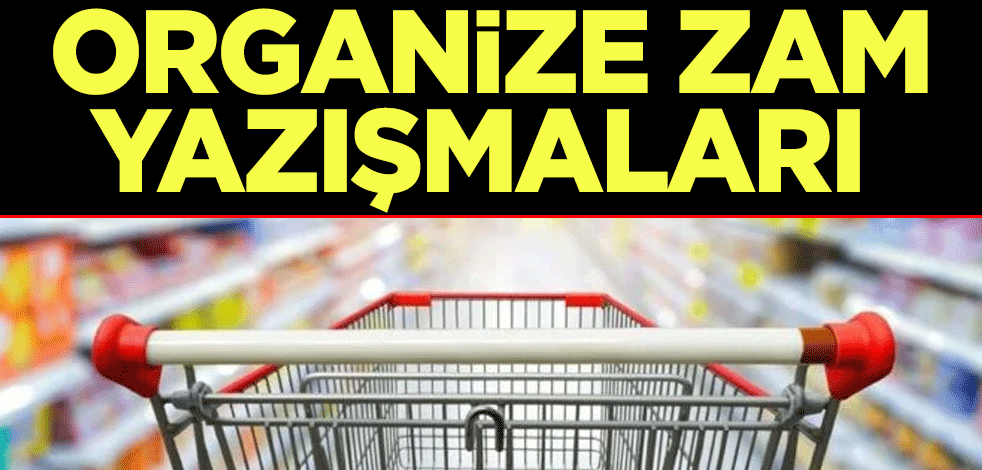 Organize zam yazışmaları