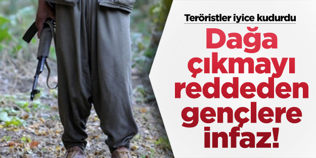 Örgüte katılmak istemeyen vatandaşlara infaz!