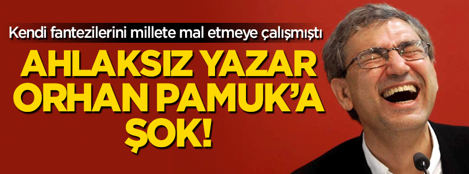Orhan Pamuk'un ahlaksız kitabına suç duyurusu
