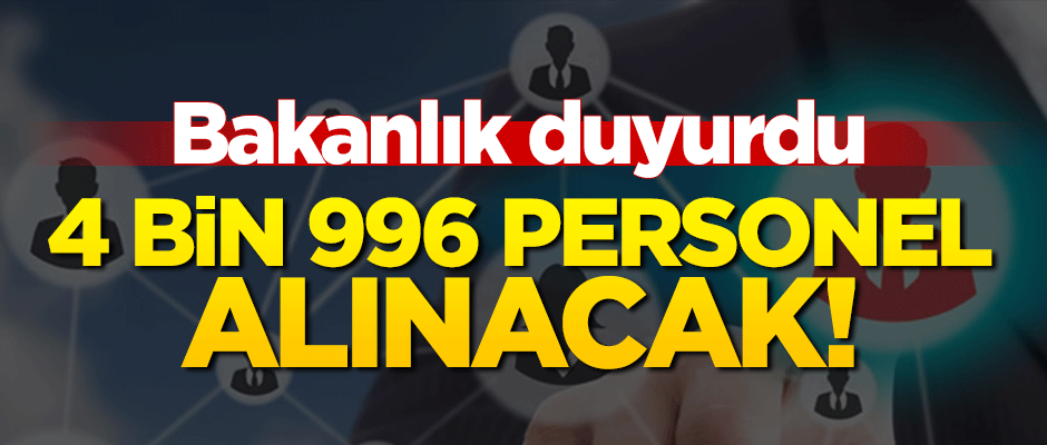 Orman yangınlarıyla mücadele amacıyla 4 bin 996 personel alınacak
