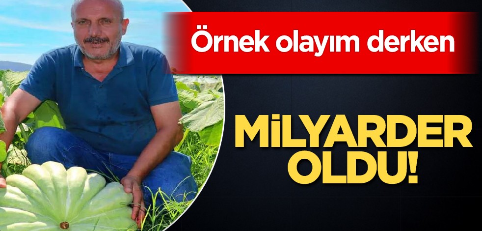 Örnek olmak istedi milyarder oldu!: O tarla mahsul değil para topluyor! öyle bir şey ekti ki sonuç şok etti