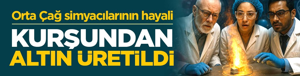 Orta Çağ simyacılarının hayali: Kurşundan altın üretildi