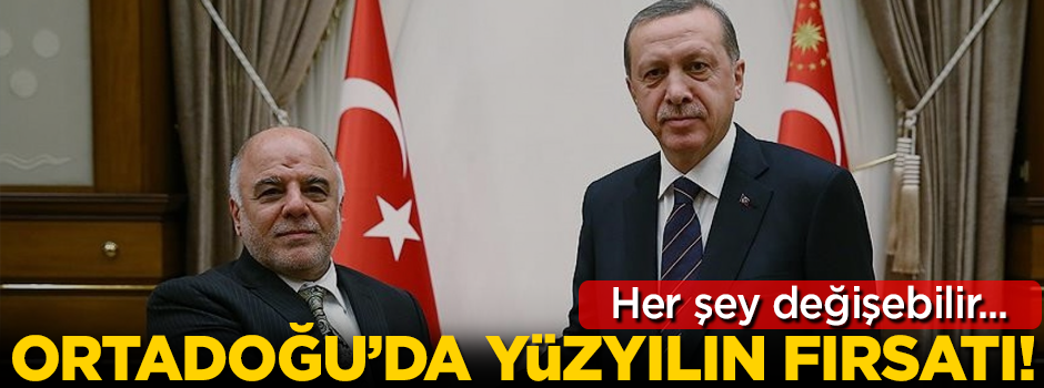 Ortadoğu için yüzyılın fırsatı! Her şey değişebilir...