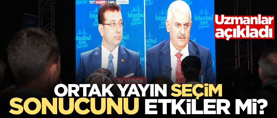 "Ortak yayın seçmen tercihini etkilemez"