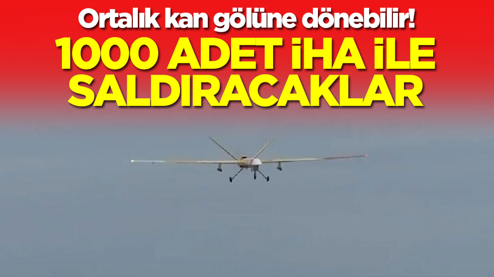 Ortalık kan gölüne dönecek: 1000 İHA ile saldıracaklar