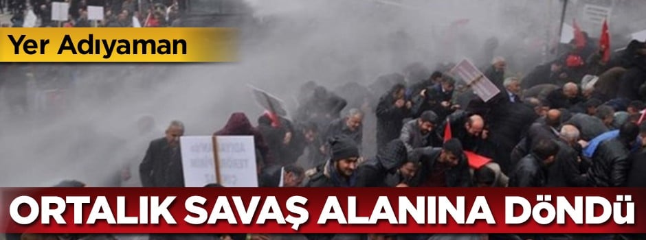 Ortalık savaş alanına döndü