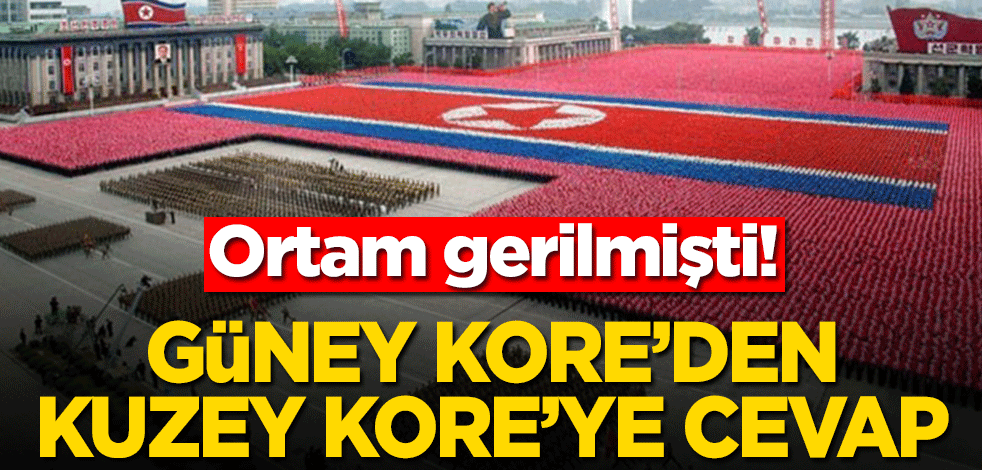 Ortam gerilmişti! Güney Kore’den Kuzey Kore’ye cevap