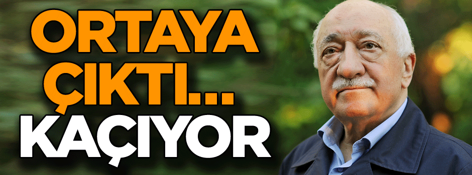 Ortaya çıktı… Kaçıyor