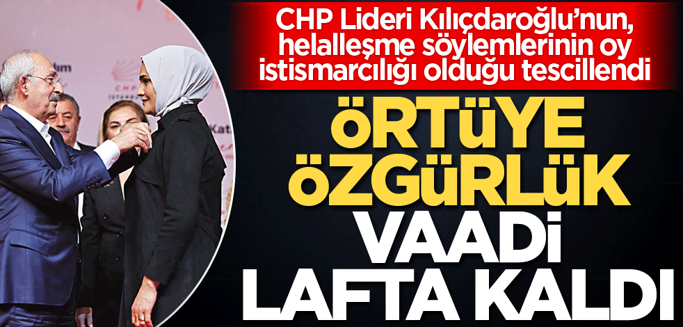 Örtüye özgürlük vaadi lafta kaldı