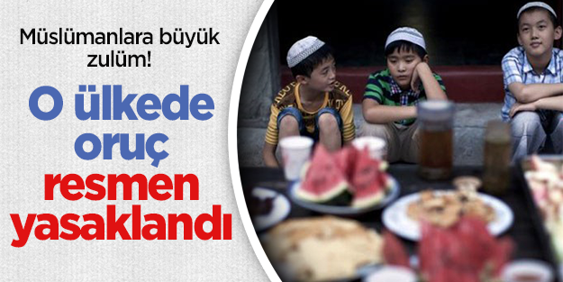 Oruç o ülkede resmen yasaklandı!