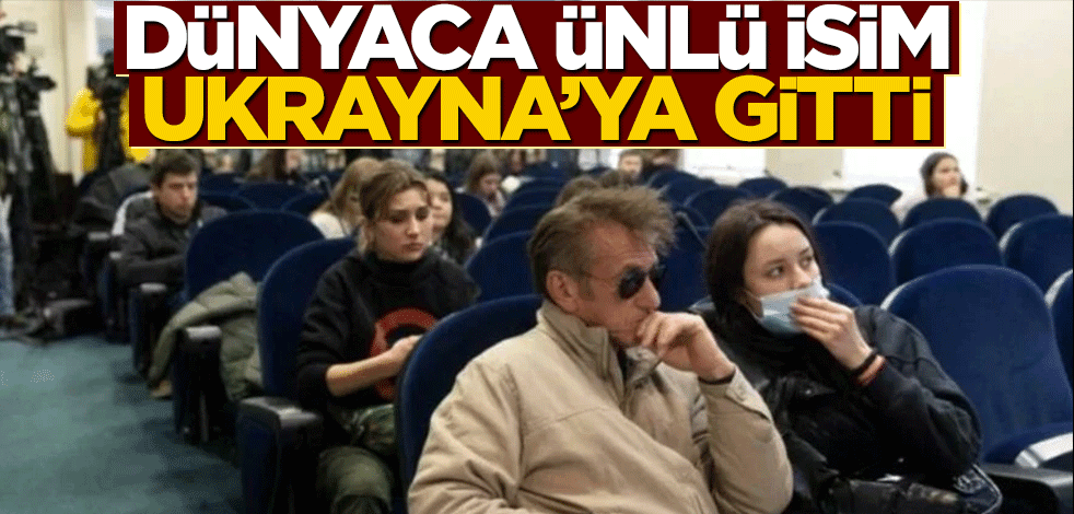 Oscar ödüllü oyuncu Ukrayna'ya gitti!