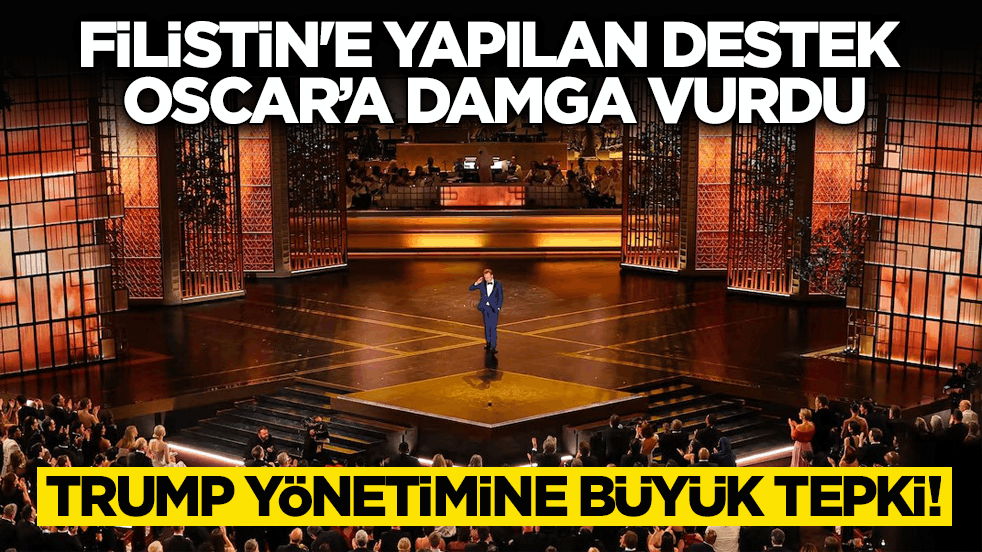 Oscar’a Filistin'e yapılan destek ve Trump yönetimine tepkiler damga vurdu