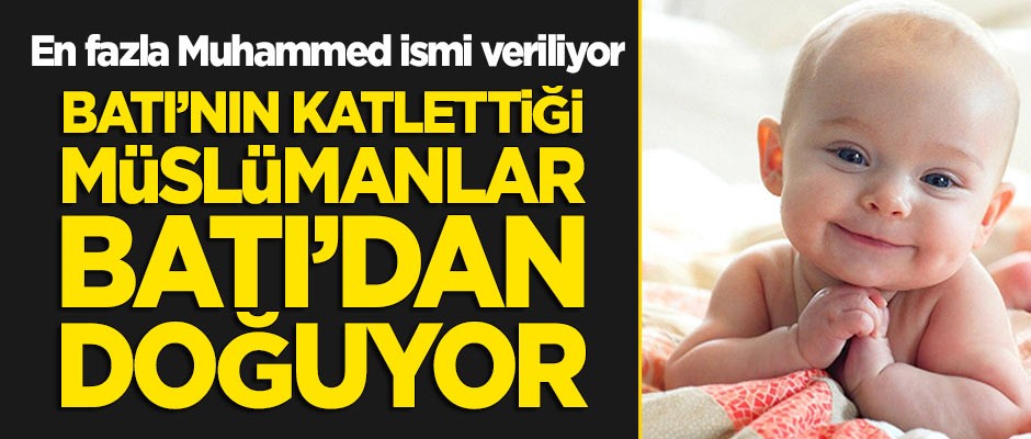 Oslo'da erkek bebeklere ne fazla konulan isim Muhammed!