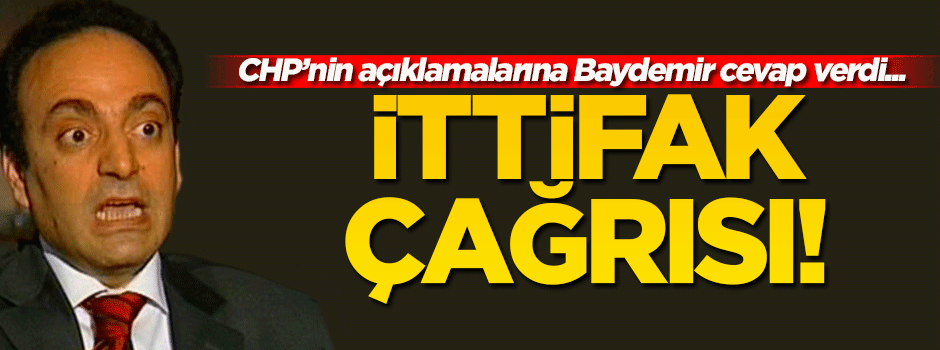 Osman Baydemir'den ittifak çağrısı!