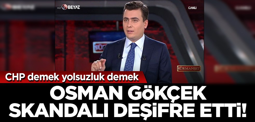 Osman Gökçek deşifre etti! CHP'li Subaşı'ndan adrese teslim ihaleler...