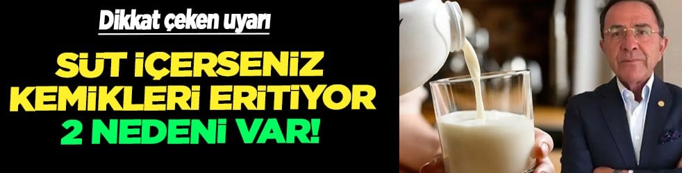 Osman Müftüoğlu'ndan şaşırtan açıklama: İçerseniz kemikleri eritiyor! Uyarı geldi, uzak durun