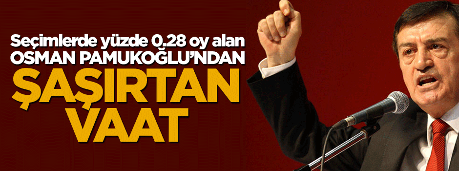 Osman Pamukoğlu'ndan şaşırtan vaat: 1 yılda bitireceğim