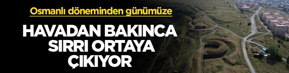 Osmanlı d&ouml;neminden g&uuml;n&uuml;m&uuml;ze! Havadan bakınca sırrı ortaya &ccedil;ıkıyor