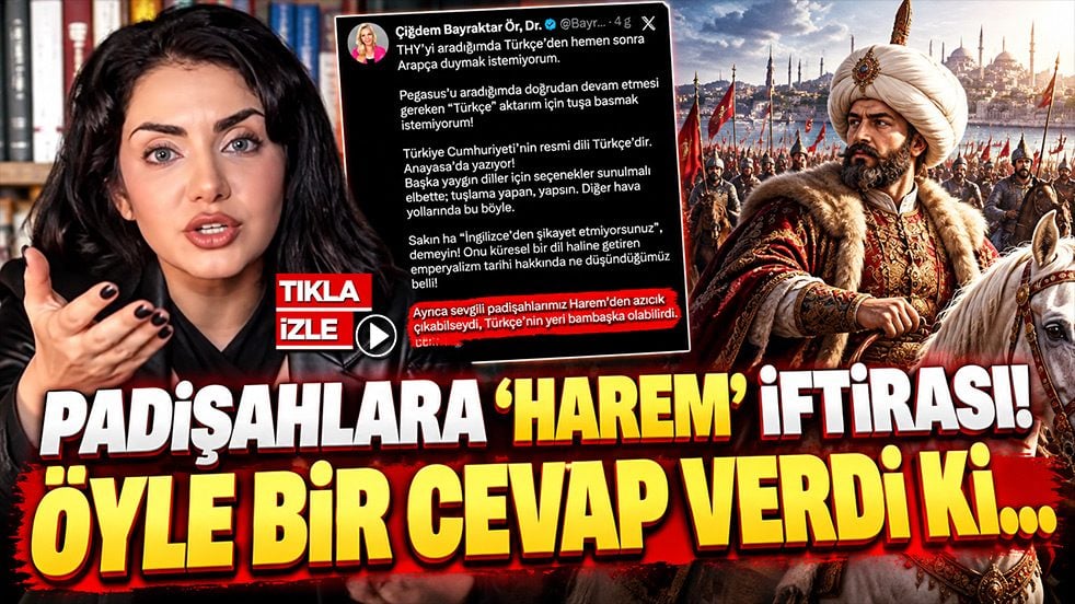 Osmanlı padişahlarına “Harem’den çıkmıyorlardı” iması! Videolu cevap gündem oldu