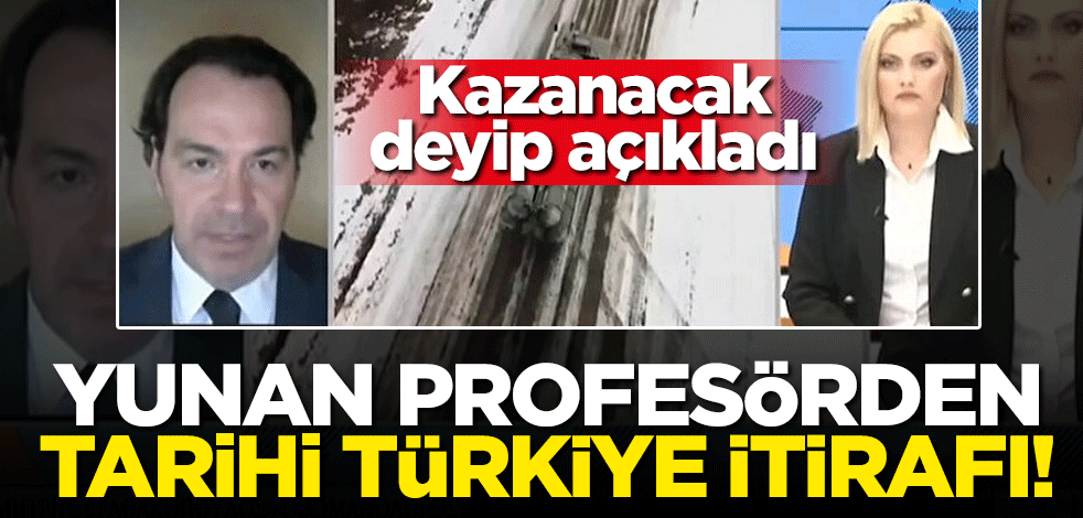 Osmanlı tarihi uzmanı Yunan profesörden canlı yayında tarihi itiraf!