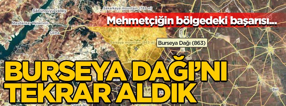 ÖSO Burseya Dağı'nı tekrar ele geçirdi!