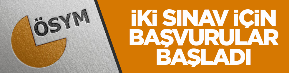 ÖSYM duyurdu! TUS ve STS başvuruları başladı