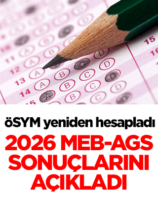 ÖSYM yeniden hesapladı: 2026 MEB-AGS sonuçlarını açıkladı