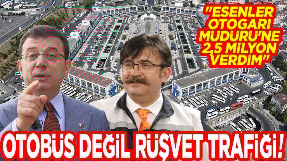 Otobüs değil rüşvet trafiği!