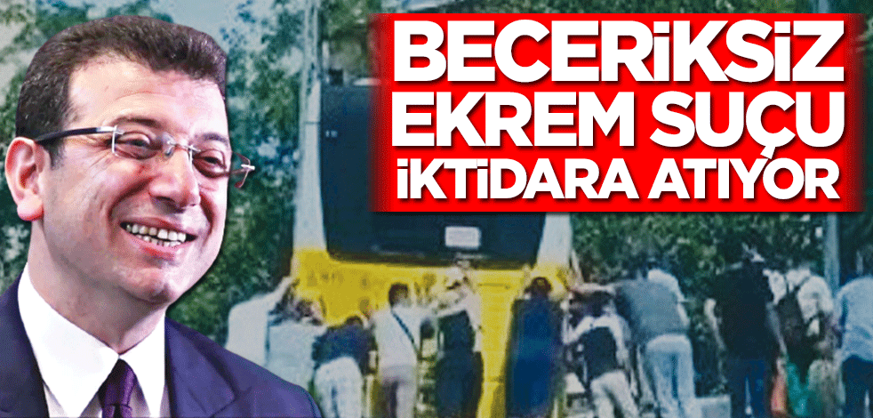 Otobüsler yolda kalıyor, kendi tatilde keyif çatıyor! Beceriksiz Ekrem suçu iktidara atıyor