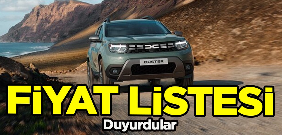 Otomobil almak isteyenler dikkat! Sıfır otomobil: Dacia Duster'ın fiyatları ilan edildi! O yeni gelişme!