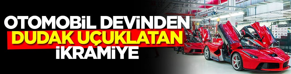 Otomobil devinden dudak uçuklatan ikramiye