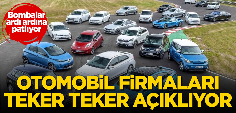 Otomobil firmaları teker teker fiyat indirmeye başladı