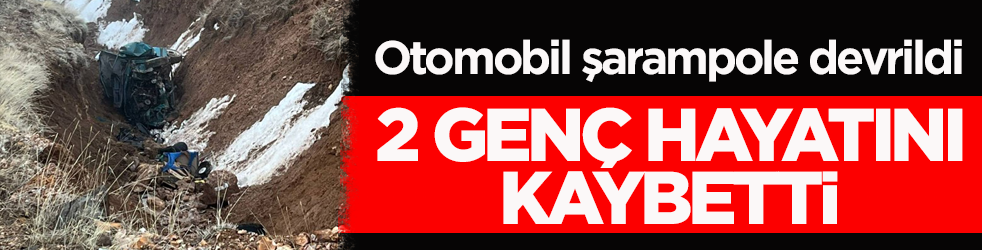 Otomobil şarampole devrildi: 2 genç hayatını kaybetti
