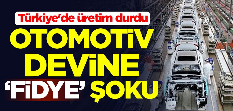 Otomotiv devi Honda'ya 'fidye' şoku! Türkiye'de üretim durdu