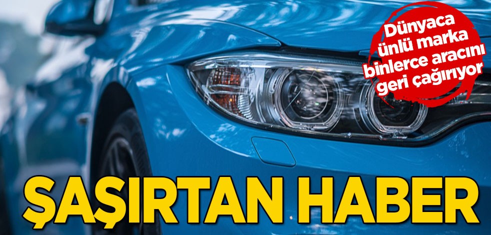 Otomotiv devinde deprem: BMW, ABD'de 720 binden fazla aracını geri çağırıyor