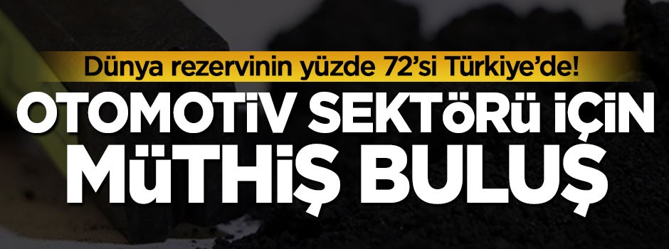 Otomotiv sektörü için müthiş buluş!