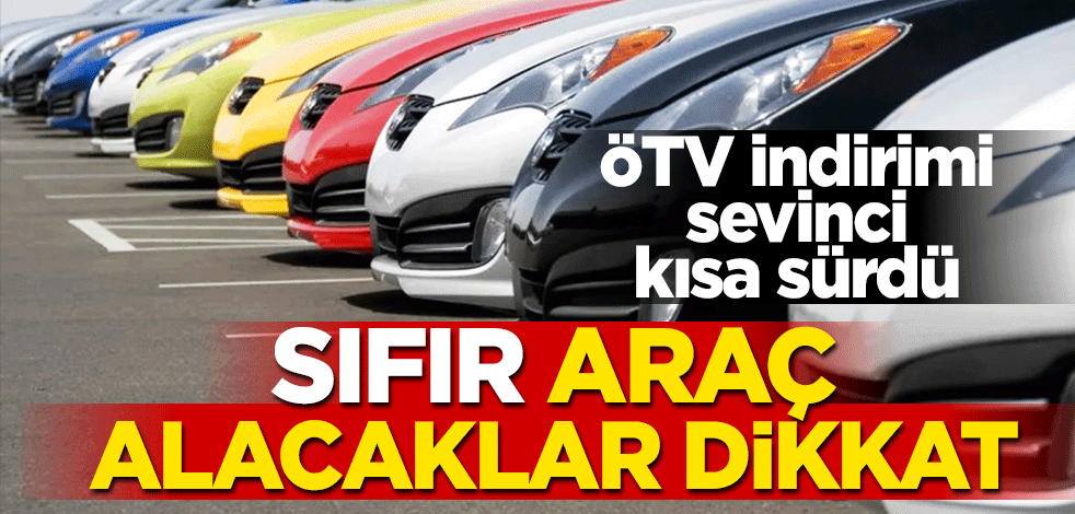 ÖTV indirimi sevinci kısa sürdü! Sıfır araç alma hayali kuran vatandaşlara çip krizi engeli